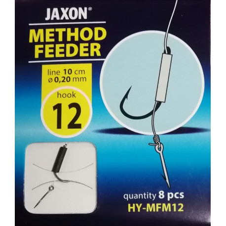 Kabliukai su pavadėliais "Jaxon, method feeder"