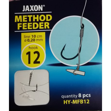 Kabliukai su pavadėliais "Jaxon, method feeder"
