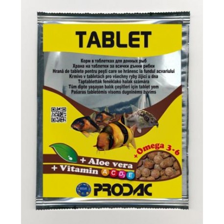 PRODAC TABLETS TABLETĖS DUGNINĖMS ŽUVIMS 12G