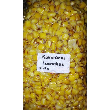 Šutinti kukurūzai Česnakas, 1kg