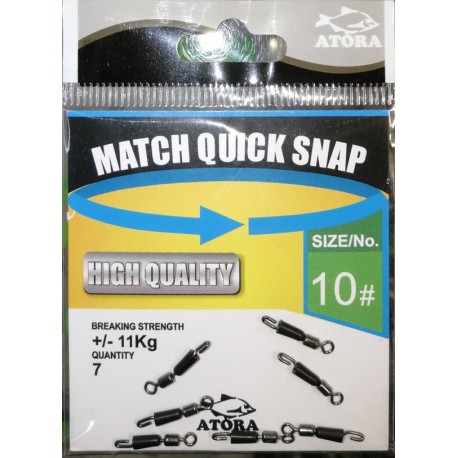 Suktukas - karabinas - Match Quick Snap 7vnt.