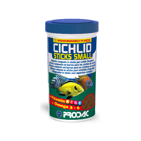 PRODAC CICHLID STICKS SMALL Mažos Lazd. Ciklid. 250ml 90g