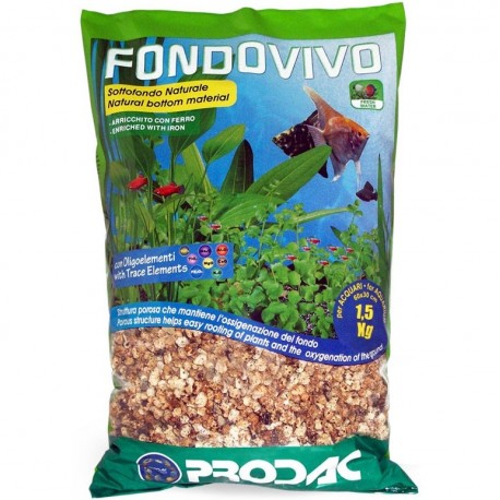Prodac Fondo Vivo natūralus substratas su moliu 2,5kg