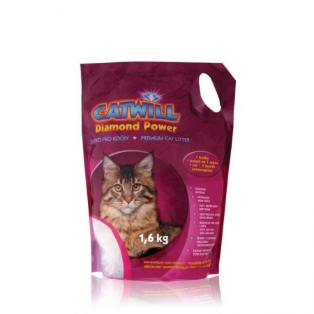 Silikagelio kraikas katėms Catwill, 1,6 kg (3,8 l)