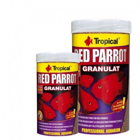 Pašaras žuvims Tropical Red Parrot Granulat 250 ml