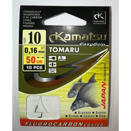 Kabliukai su pavadėliais Kamatsu TOMARU juodi Nr.10