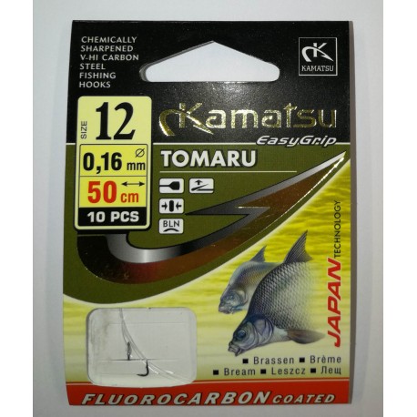 Kabliukai su pavadėliais Kamatsu TOMARU juodi Nr.12