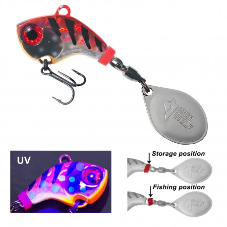 Tail spinner Iron Wolf „Sprinter” G holo 12,8g