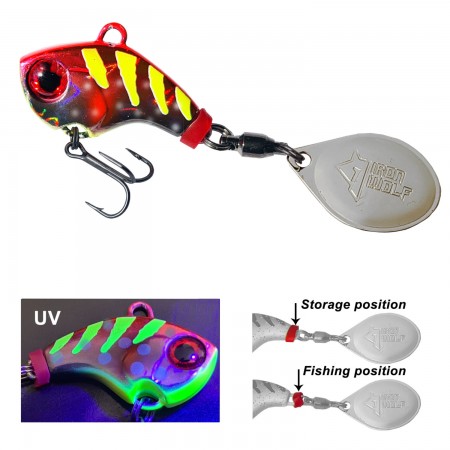 Tail spinner Iron Wolf „Sprinter” D holo 12,8g