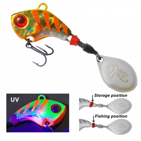 Tail spinner Iron Wolf „Sprinter” B holo 12,8g
