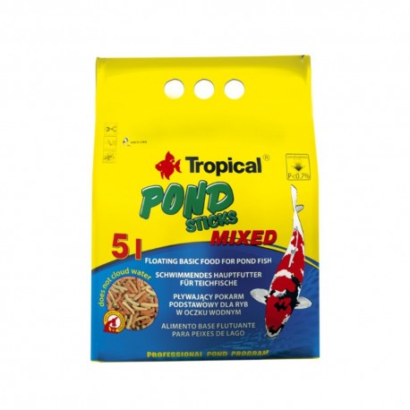 Pond Sticks Mixed pašaras tvenkinių žuvims lazdelėmis 5 l/400g