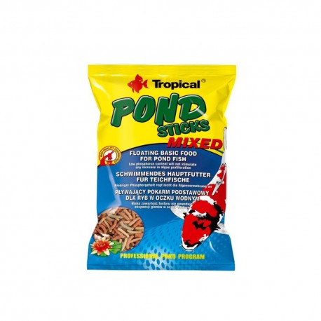 Tropical Pond Sticks Mixed maistas Koi karpiams spalvotomis lazdelėmis 1000ml