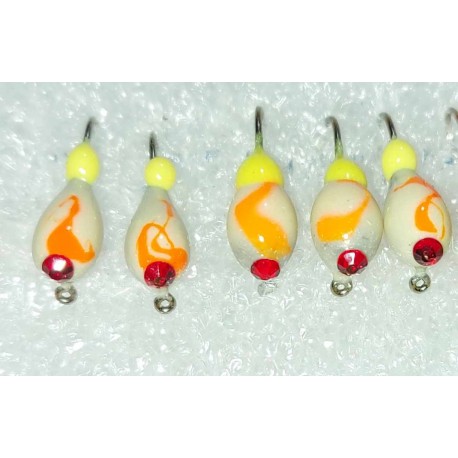 Avižėlė volframinė Lucky John "Lašas" 4mm Swarovski