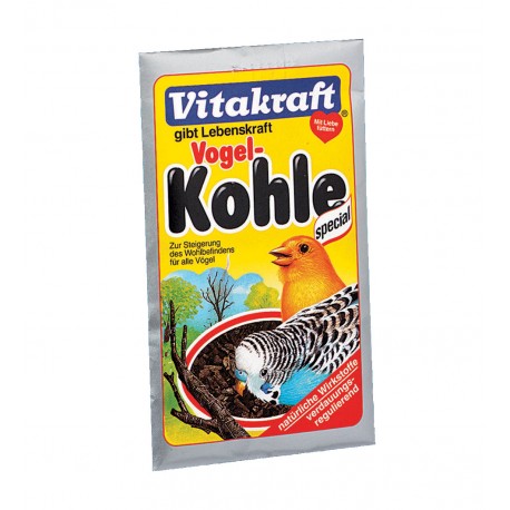 VITAKRAFT VOGEL KOHLE MEDŽIO ANGLIES GABALIUKAI PAUKŠČIAMS 10g