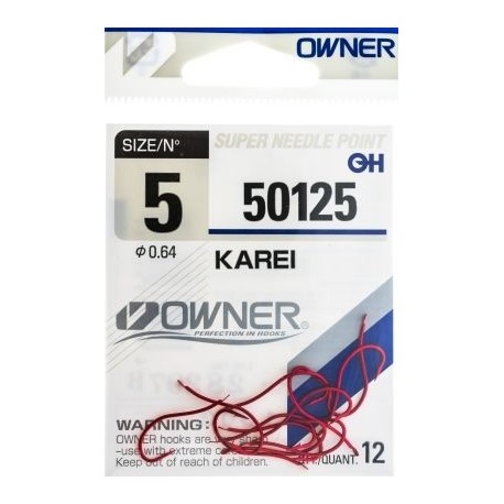 Kabliukai Owner 50125 (KAREI red)