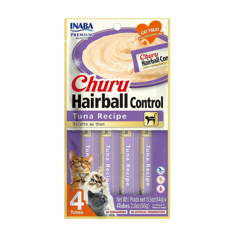 Churu Tuna Hairball Control skanėstai katėms 56g