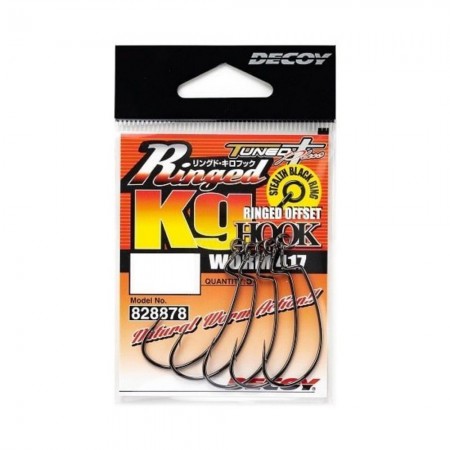 Ofsetiniai kabliukai Decoy Worm417 Ringed Kg Hook