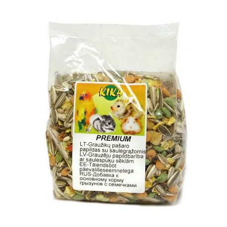 Kika Premium graužikų pašaro papildas su saulėgrąžomis, 400 g