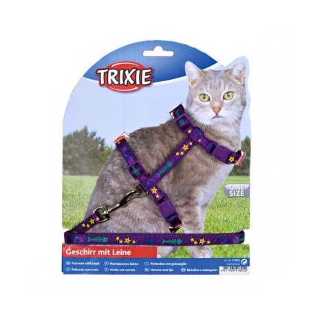 Trixie petnešos su pavadėliu, 22-36 cm/1 cm, 1,20 m